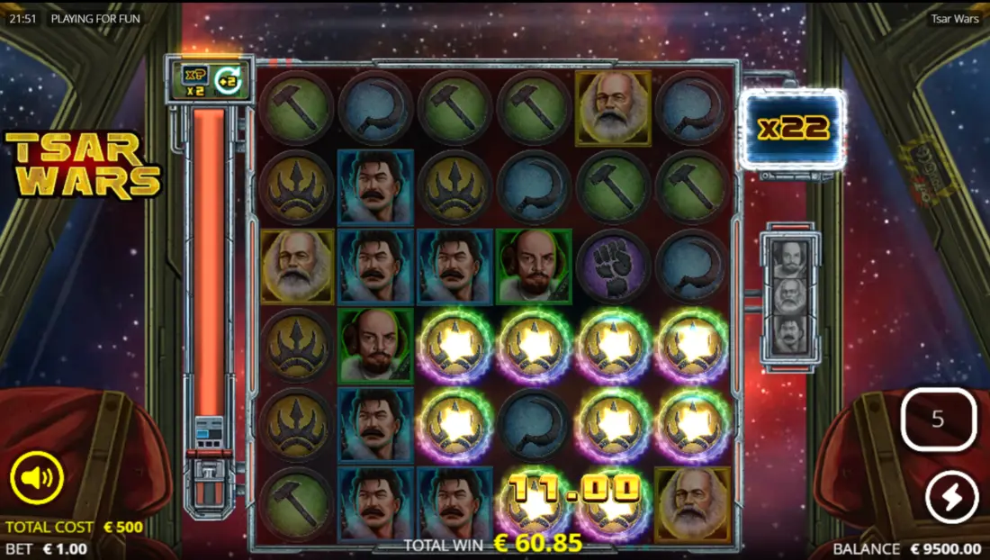 Tsar Wars Side Spins